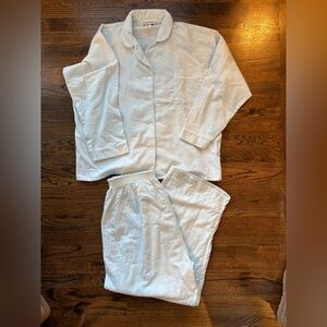 The Vermont country store men's light blue pajama Set 2XL